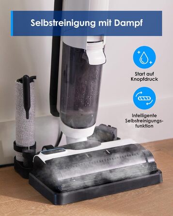 Бездротовий пилосос Tineco S5 Combo: ідеальний для шерсті тварин та липких забруднень, легкий, тихий, з інтелектуальним дисплеєм