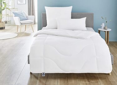 Irisette Micro Thermo 4-Season Duvet, quilted comforter with a soft microfibre cover for all seasons, 155 x 220 cm, Öko Tex certified, produced according to German quality standards. 4-Season duvet 155 x 220 cm