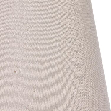 BRUBAKER Настільна/Нічна лампа 2 шт. - 28,5 см - Коричневий/Бежевий - Керамічні цоколя з текстурою - Льонові абажури Бежеві