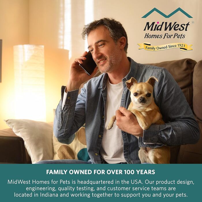 Килимок для собак та котів Midwest Homes 40242-GY, 107 см, сірий