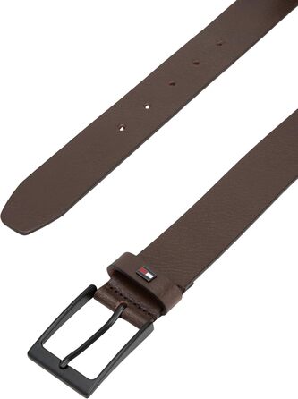 Чоловічий шкіряний ремінь Tommy Hilfiger Layton (80, Коричневий) AM0AM13016