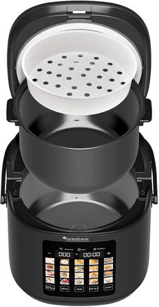 Мультиварка TurboTronic 5л, 20 програм, 860W: електросковорода, пароварка, рисоварка з автоматичним підігрівом та цифровим керуванням