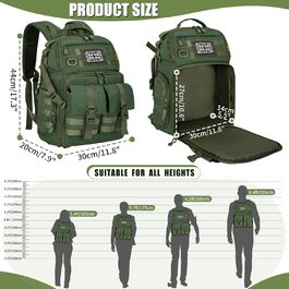 Рюкзак для камери з відділенням для ноутбука 15.6 дюймів - водонепроникний рюкзак для фототехніки, міцний, сумісний з Canon, Nikon, DJI | Знімний підкладковий вкладиш | Ремінь для штатива (Зелений)