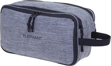 Чоловіча/Жіноча дорожня косметичка-органайзер для подорожей Elephant (13028) сіро-чорна