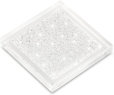Luxurious Coaster Embellished with Swarovski Crystals / Elegant Table Decoration (1 piece - ) (Transparent)
