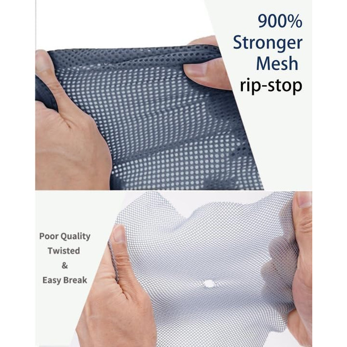 Органайзери для валізи ECOHUB, набір 6 шт. з ID-міткою, екологічні, дихаючі, для подорожей (зелений, блакитний)