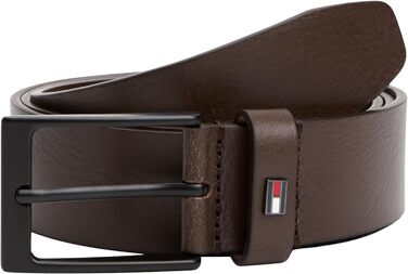 Чоловічий шкіряний ремінь Tommy Hilfiger Layton (80, Коричневий) AM0AM13016