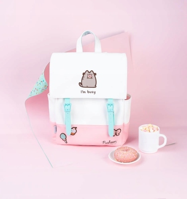 Шкільний рюкзак Pusheen Grupoerik однокамерний, рожевий, багатоколірний, 13 л