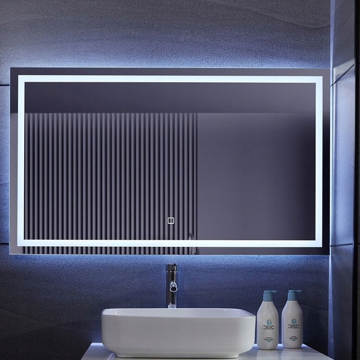 LED-дзеркало для ванної кімнати з функцією антизапотівання та димером