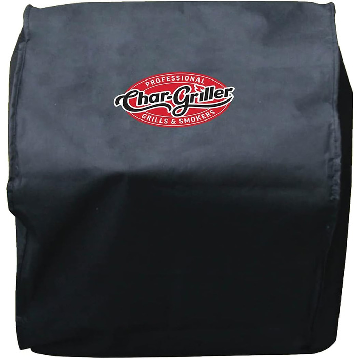 Чохол для гриля Char-Griller 2455, стандартний, чорний, для настільного гриля та бокового вогнища