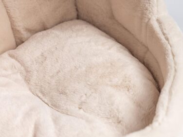 TrendPet LunaHome: затишна печерка-лежанка для собак та котів сірого та бежевого кольорів