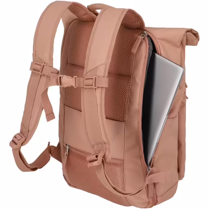 Travelite Basics Roll-Up Rucksack 60 cm, One Size, (Powder Pink)