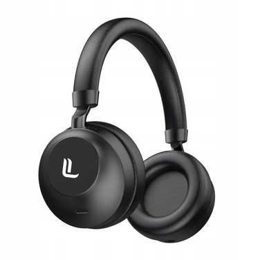 Бездротові накладні Bluetooth-навушники Laudberg H1B, чорні, з ANC та кейсом