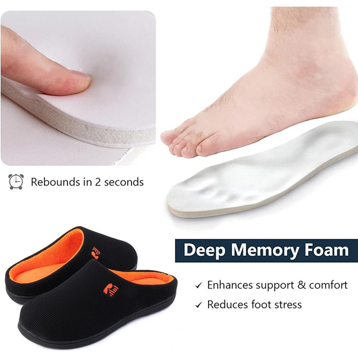 Чоловічі капці RockDove Original двоколірні з піною Memory Foam 46/47 EU Pirol