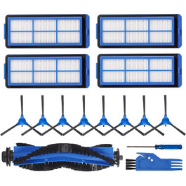 Набір аксесуарів для роботів-пилососів Eufy RoboVac 11S Max, 15C Max, 30C Max, G30 Edge, G10 Hybrid: щітка, бокові щітки, фільтри (1+4+8 шт.)