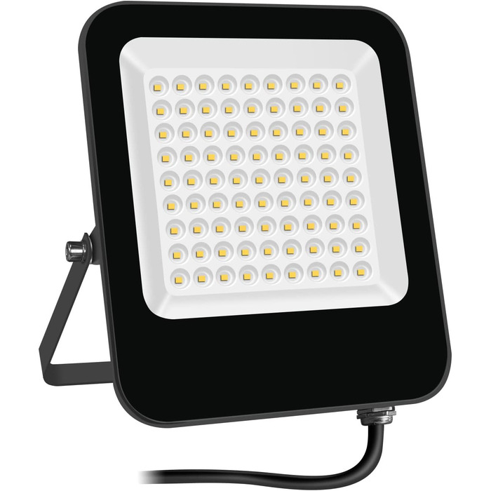 LED Floodlight Outdoor Warm White 3000K, Super Bright LED Floodlight 20000LM LED Spot Light Floodlight IP65 Waterproof Outdoor Security Light for Backyard, Driveway, Garage, Hallway, Garden (Warm White, 50W)