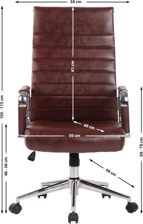 Офісний стіл Буро Columbus з штучної шкіри, регульована висота, колір бордовий