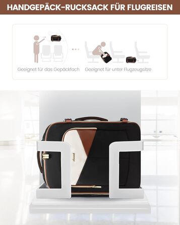 Рюкзак ручної поклажі OVEVOOK для подорожей, 40 л, водонепроникний, з відділенням для ноутбука 17