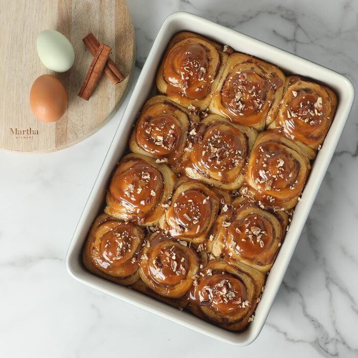 Набір форм для випічки Martha Stewart Gallen, 10 шт., кераміка, антипригарне покриття, білий льон