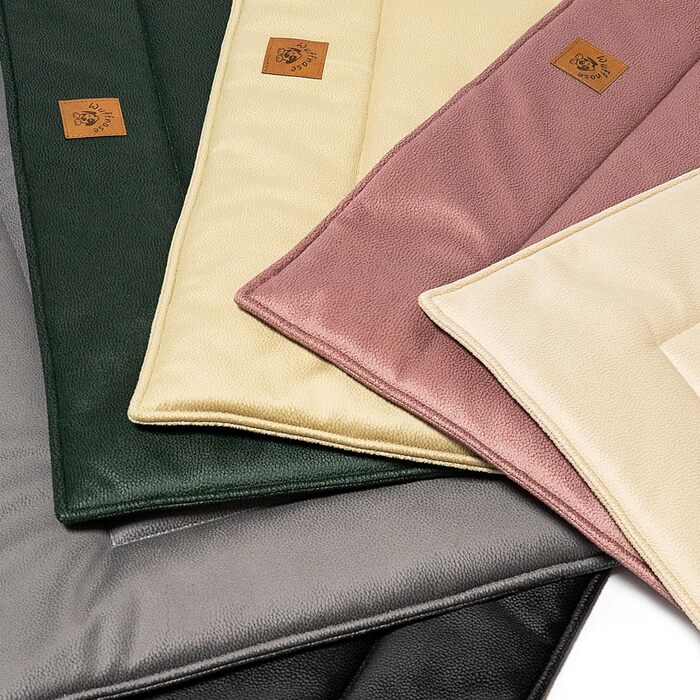 Деко для собак WUFFNASE 'Елла' | Чорний | 104 x 64 см | Зручний для дому та авто | Виготовлено в Німеччині