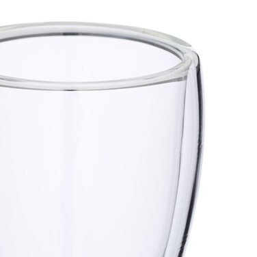 Relaxdays Double-Walled Latte Macchiato Glasses