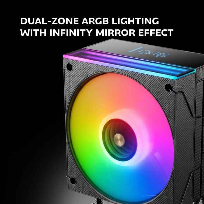 Система водяного охолодження Mars Gaming ML-LCD360 з LCD-дисплеєм, 600W, 3x 120mm ARGB вентилятори, для ПК, чорна