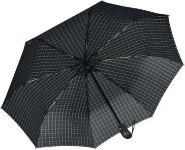 iX-brella: Парасолька з автоматичним відкриванням, змінний колір при намоканні, Drops (Квітчастий чорний)