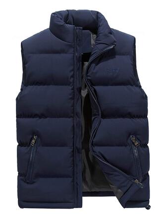 Чоловіча жилетка ASKSA, степна, з коміром-стійкою, безрукавка, приталеного силуету, для активного відпочинку (XL, темно-синій)