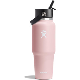 Hydro Flask 32oz Wide Mouth Flex Straw Travel Bottle - Stainless Steel, Vacuum Insulated, Leakproof, BPA-Free
