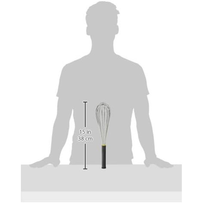 Вінчик кухонний Matfer Bourgeat з пластиковою ручкою, 16 дюймів (42.9 см)