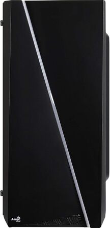 Корпус для ПК AeroCool CYLON MINI MicroATX, RGB підсвітка, бічне вікно, 80мм вентилятор, чорний