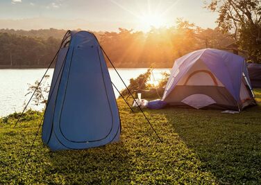 Намет-туалет Stagecaptain TZ-190 MKII Quixie Pop-up - Легкий, швидкозбірний, для відпочинку на природі (туалет, передягальня, сонцезахист)