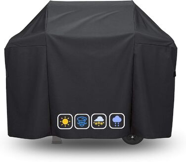 Чохол для гриля Weber Spirit 300, 130x45x107 см, захисна водонепроникна накидка, UV-захист, для моделей E310/E315/E330