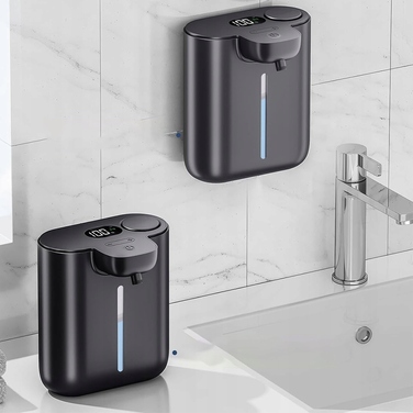 Ліктьовий дозатор для мила Bedee, пляшка 500 мл, чорний