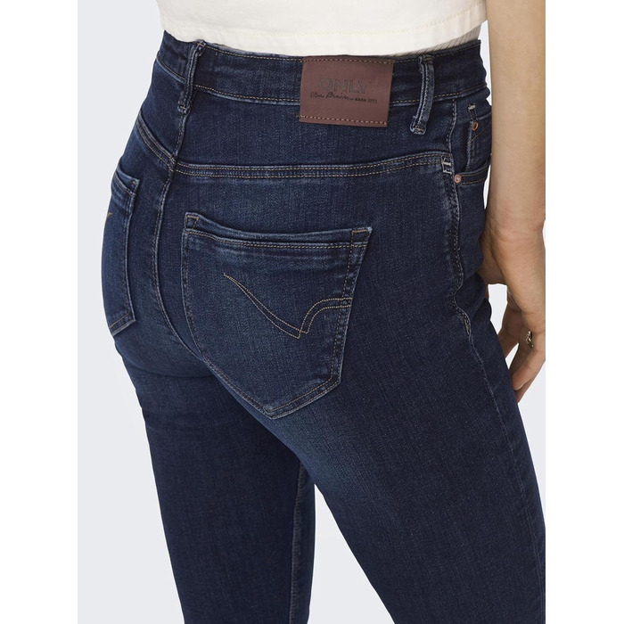 Джинси скінні жіночі ONLY Paola HW Dark Blue Denim 34L