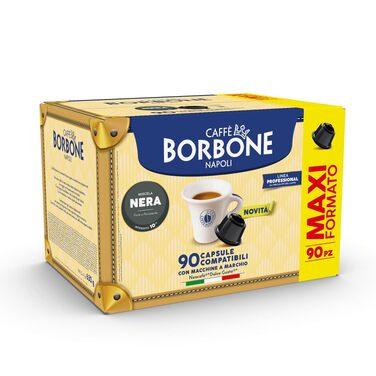 Кава Caffè Borbone чорна суміш у капсулах, сумісні з Nescafé Dolce Gusto, 90 шт.