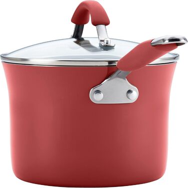 Набір посуду Rachael Ray Cucina Nonstick, 12 предметів, лавандовий (вишнево-червоний)