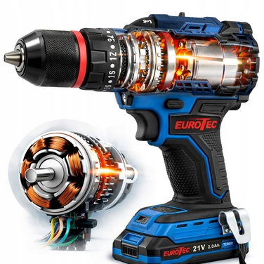 Акумуляторний шурупокрут Eurotec 21 V EUCDSU013