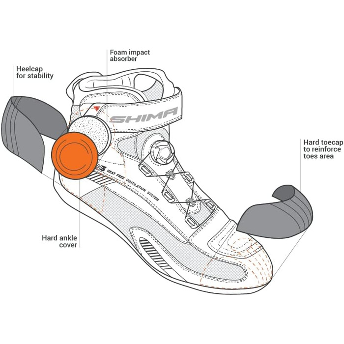 Мотоциклетні черевики SHIMA EXO для чоловіків з шкіри, застібка ATOP, захист, підошва з антиковзанням, підтримка щиколотки, чорні, 44 (43 EU)