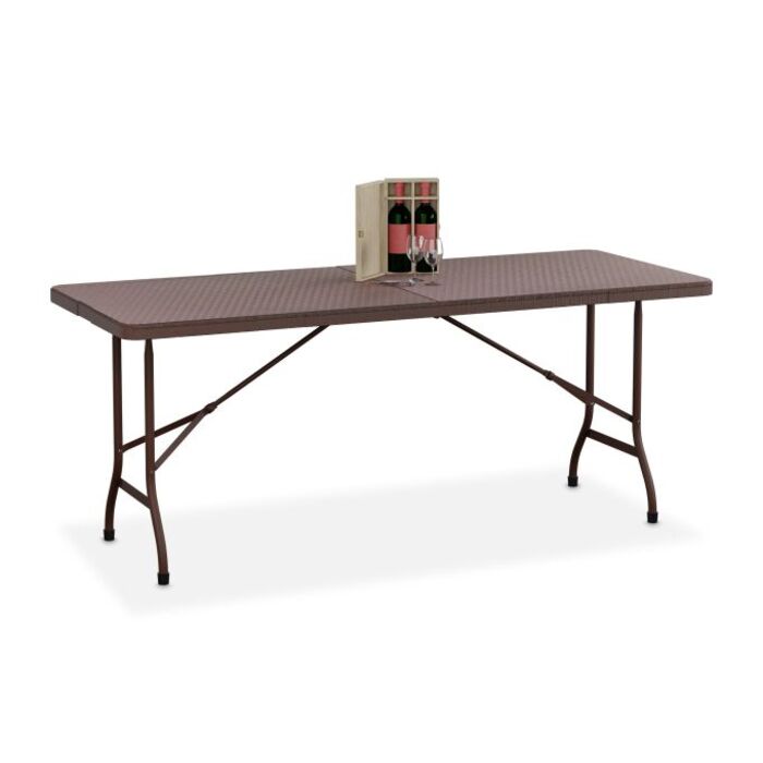 Relaxdays Folding Garden Table
