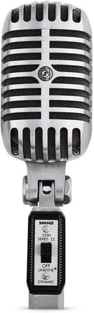 Мікрофон вокальний Shure 55SH Serie II Iconic Unidyne - динамічний, з нирковою характеристикою, для живих виступів