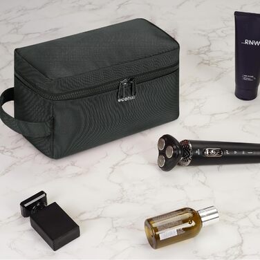 Чоловіча дорожня косметичка ECOHUB Kuturbeute, водонепроникна, з відділенням для мокрого/сухого, армійного кольору (L)