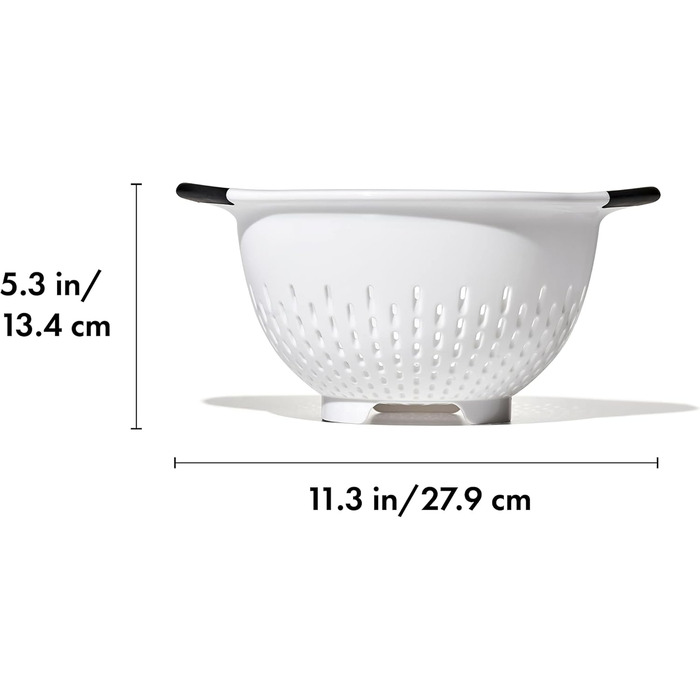 OXO Good Grips пластиковий друшляк 2,8 л, білий