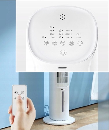 Колонний вентилятор Zilan TOWER FAN COOLER, білий