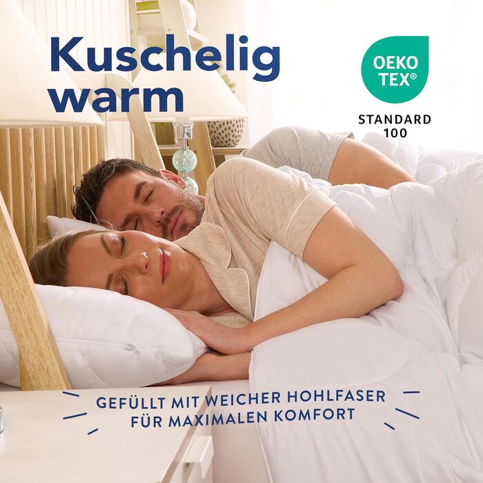 Ковдра John Cotton New Way 200x220: дихаюча, для алергіків, сертифікат Oeko-Test | Ковдра 200x220 см | Підходить для весни та осені