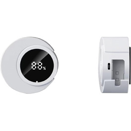 2-Slot Toothbrush Holder, Wall Mount, Portable UV Toothbrush Sanitizer, Travel Essentials Toothbrush Covers (white)