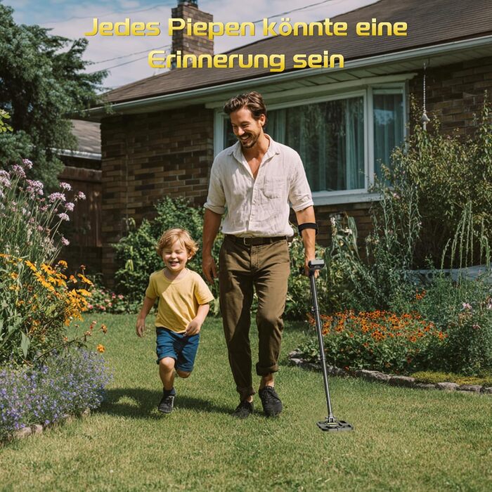 Металодетектор для дорослих та дітей: водонепроникний, акумуляторний, з Pinpointer, складний, сірий