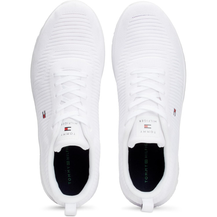 Кросівки Tommy Hilfiger Runner Corporate Knit Rib (43 EU, Білий)