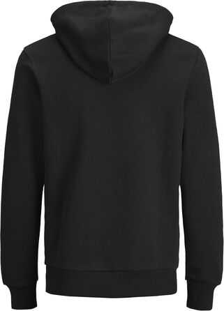 Чоловічий худі Jack & Jones з логотипом, чорний, розмір XL