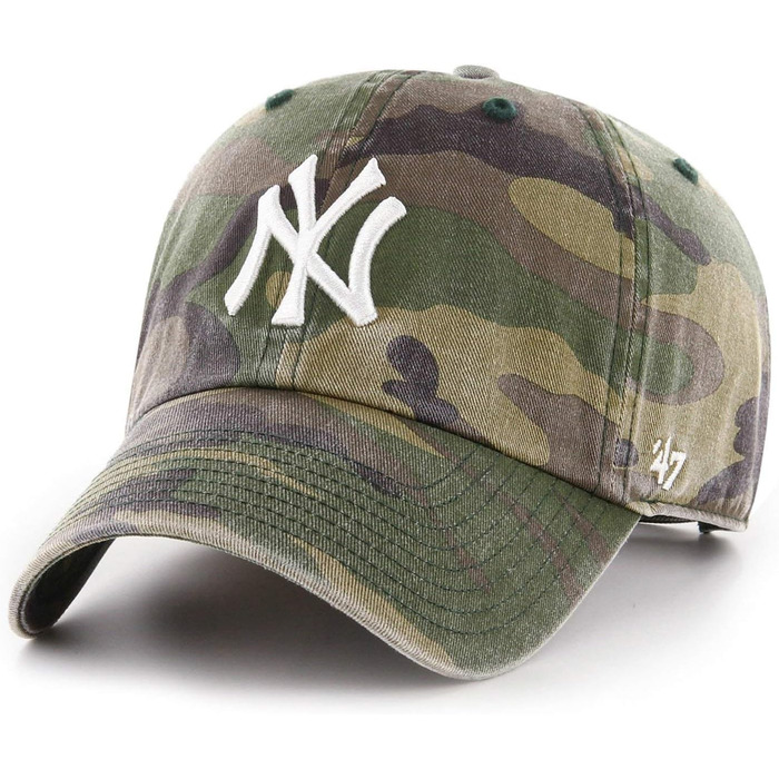 Кепка бейсболка 47 Brand New York Yankees унісекс, чорна, регульована